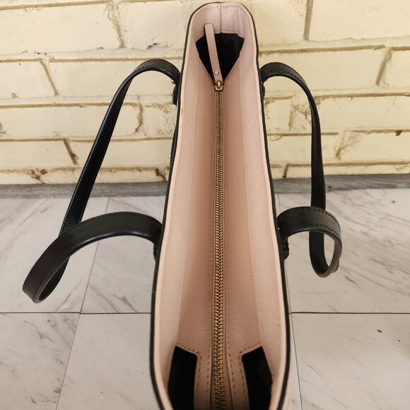 Kate Spade NY Grand Street Pink & Black Tote Bag Xl - Picture 10 of 16